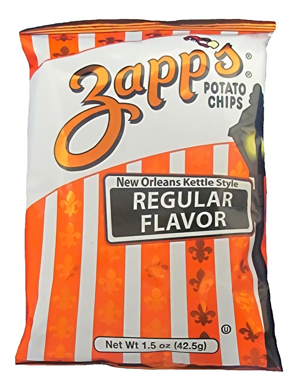 Zapp’s New Orleans Kettle-Style Potato Chips, Regular | 30 Count