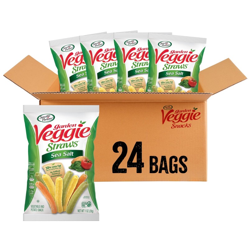 Sensible Portions Garden Veggie Snacks – 1 Ounce (Pack of 24), B00HKLK3X6