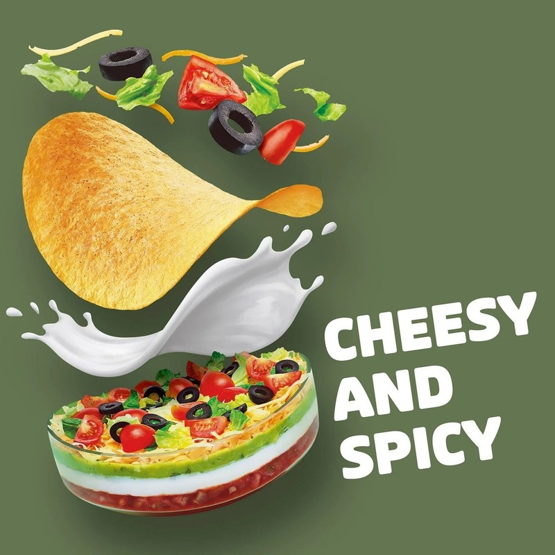 Pringles 7-Layer Dip Can Potato Crisps Chips Lunch Snacks 5.5 (2 Pack) Apr 2026 gallery