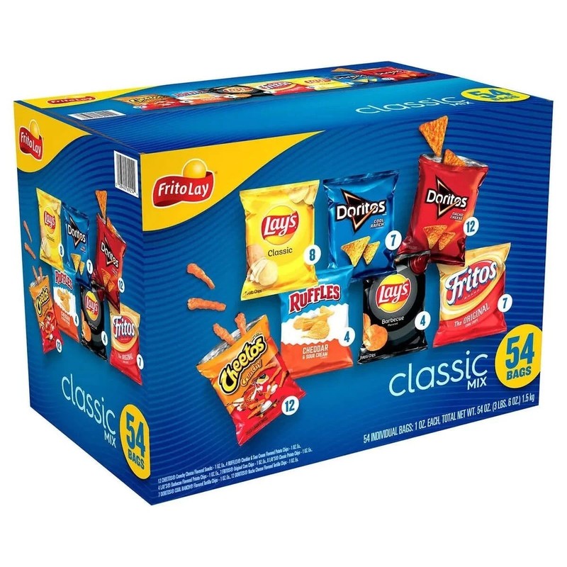 Frito Lay Classic Mix, Variety Pack, 54-count
