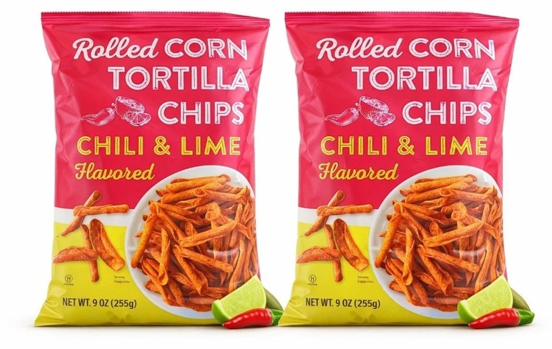 2 Pack Trader Joe’s Chili & Lime Flavored Rolled Corn Tortilla Chips