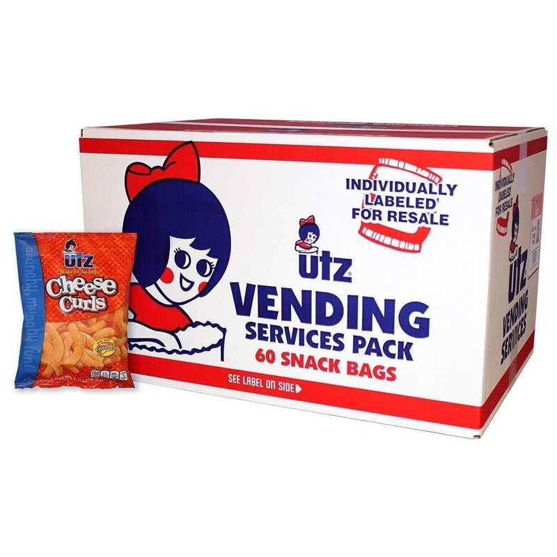 Cheese Curls, Baked Cheddar ââ‚¬â€œ 1 oz. Bags (60 Count) ââ‚¬â€œ Made with R…