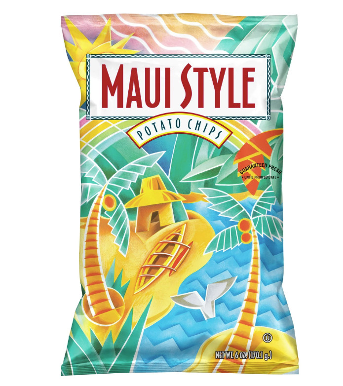 Maui Style Potato Kettle Chips Original 6oz Bag x1
