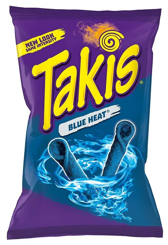 Takis – Crunchy Rolled Tortilla Chips ? Blue Heat, 9.9 Oz