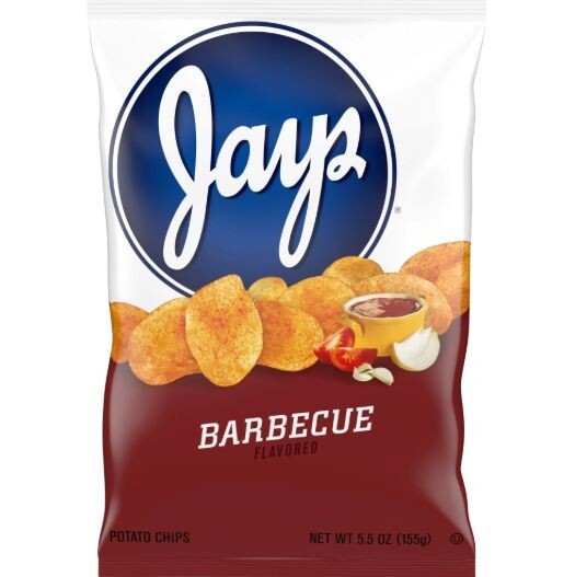 Jays BARBECUE Potato Chips, Big Bags 5.5 Ounce 3 Pack A Chicago Classic.