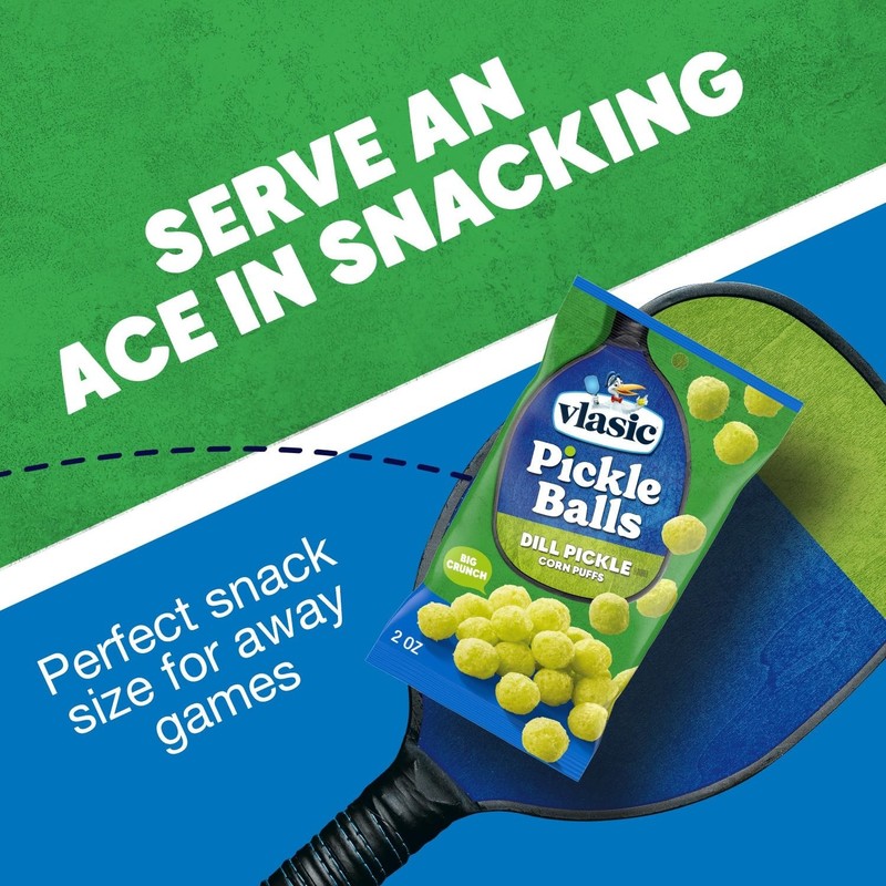 Bold Dill Pickle Flavored Puffed Snacks - Ideal for On-the-Go Crunching, 2 oz. gallery