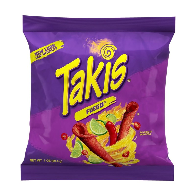 Takis Fuego Rolled Tortilla Chips 1 oz Bags Hot Chili Lime (46 Pack) BULK PACK gallery