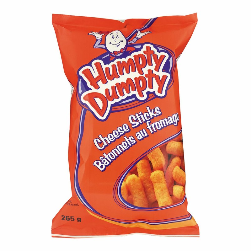 12 Bags Of Humpty Dumpy Cheesy Sticks Chips 265g Each Canada Free Shipping
