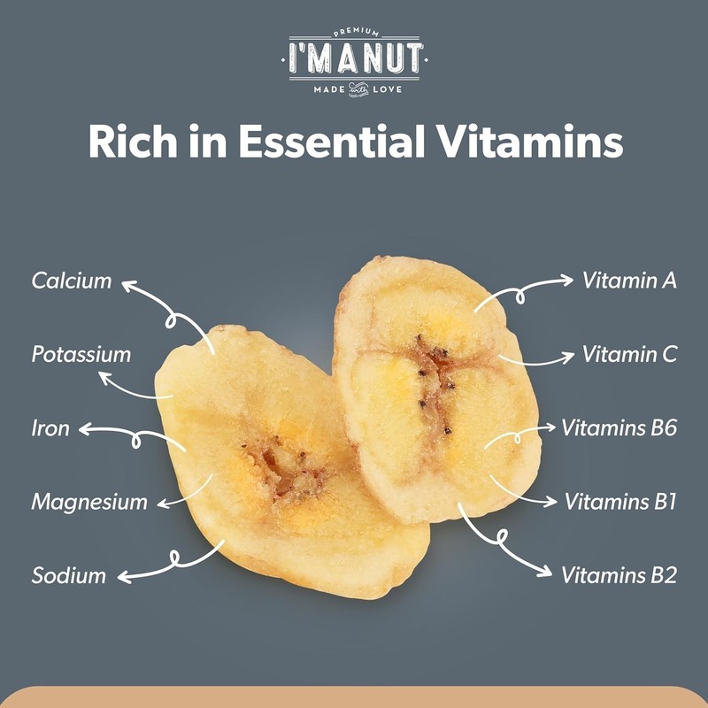 Get Tropical with 64oz of Guilt-Free Dried Banana Chips - Sweet & Crunchy! gallery