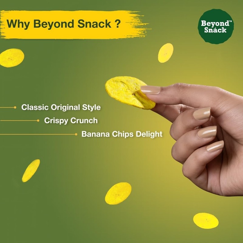 Beyond Snack Kerala Banana Chips - Original Style, 70G (PACK OF 3) FREE DELIVERY gallery