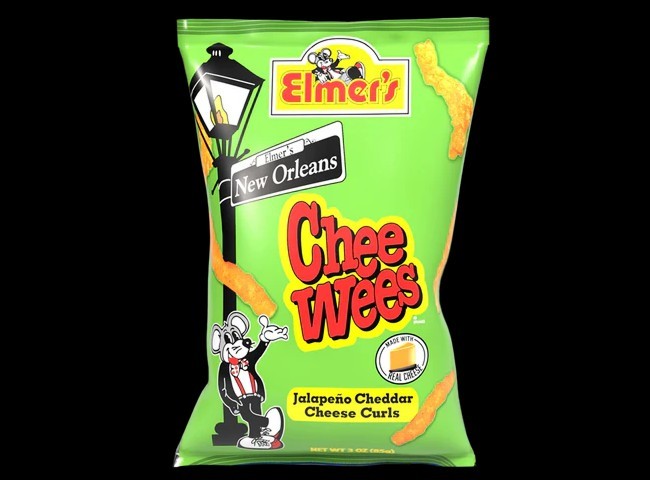 Elmer's Cheewees New Orleans Original Baked Cheese Curls ~ NEW 3 oz ~ Assorted gallery