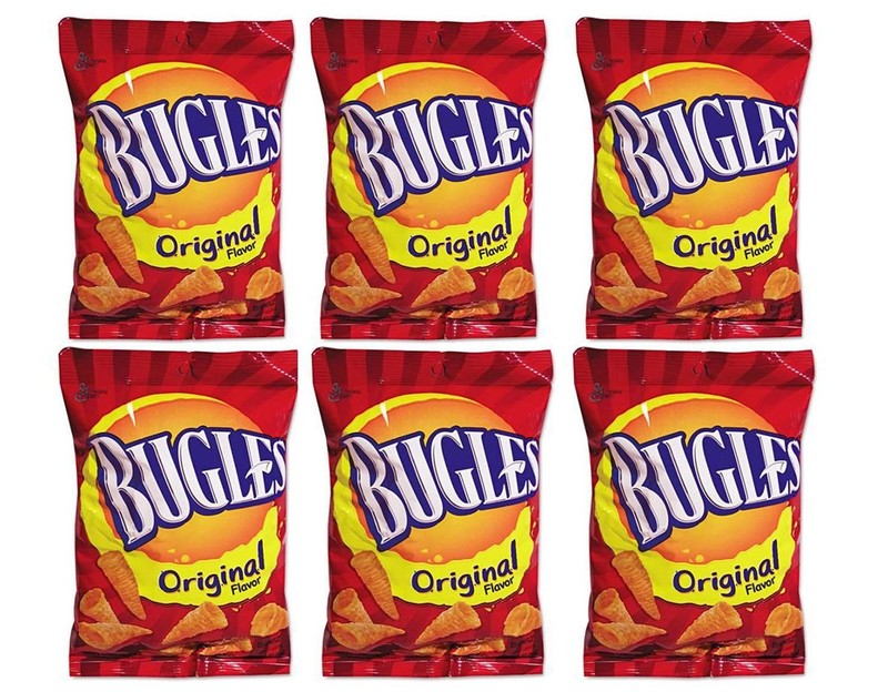 *CLEARANCE* 6 Bags BUGLES Crispy Corn Snacks Original Flavor 3 oz (1 New Box)