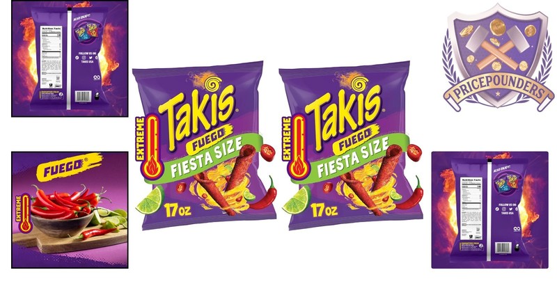 Fuego 17 oz Fiesta Size Spicy Rolled Tortilla Chips - Pack of 2 for Bold Flavor gallery