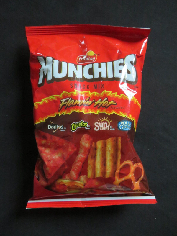 (8) Bag Lot Of Frito Lay Munchies Snack Mix Flamin' Hot 3 Oz Each ! gallery