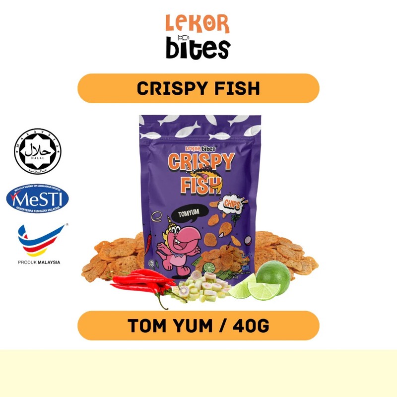 SNACKS FISH Lekor Bites Crispy, CONSERVE 1 PACKAGES, FLAVOUR PURE FISH taste gallery