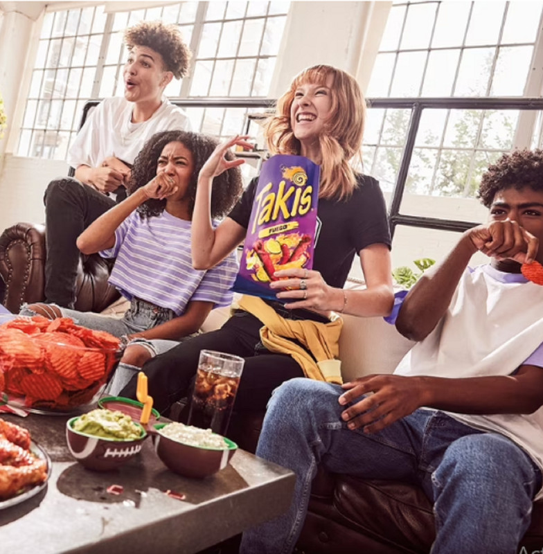 Takis Fuego 17 oz Fiesta Size Bag, Hot Chili Pepper & Lime Rolled Tortilla Chips gallery