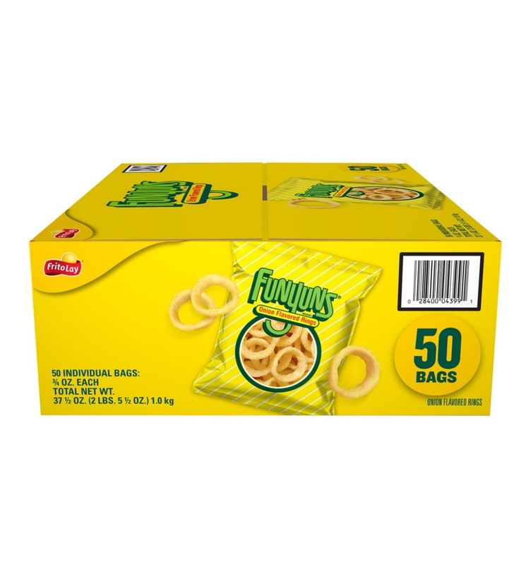 Funyuns Snack Size (0.75 oz,. 50 ct.) ~ Packaging May Vary.