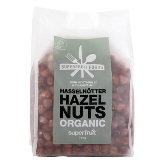 Superfruit Foods Organic Hazelnuts 750g Natural Vegan High Quality Turkey