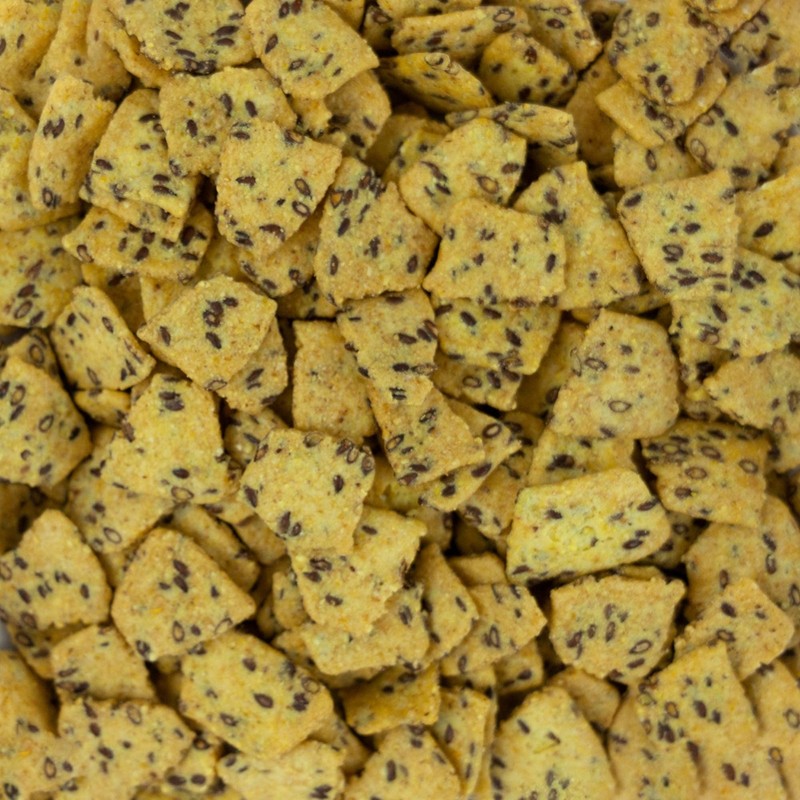 FLAX SEED CORN CHIP ~ Get Your Crunch On ~10lb BAG ~BEST PRICE gallery