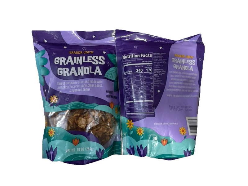 2-Pack Trader Joe’s Grainless Granola 10 oz – Vegan & Gluten Free & Kosher