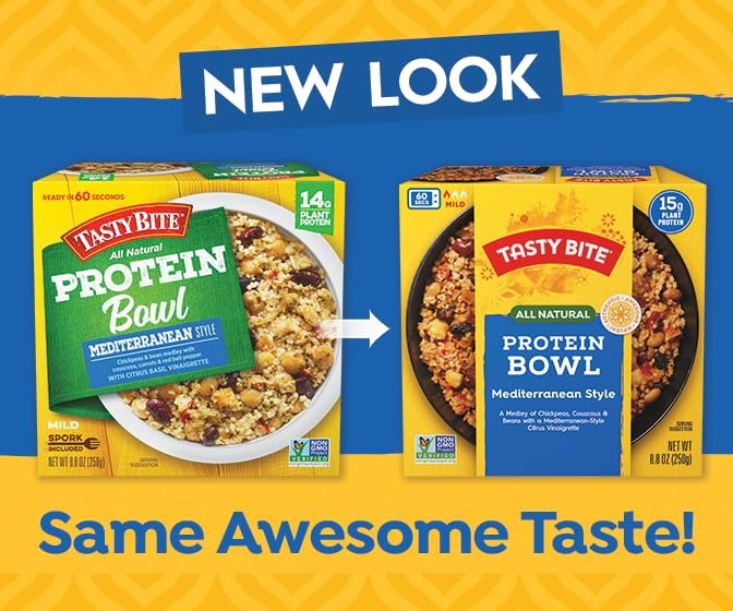 Tasty Bite Mediterranean Protein Bowl, 8.8 Ounce, Pack of 6, Ready to Eat, Mi... gallery