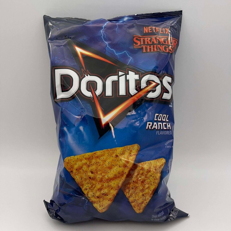 Doritos Cool Ranch Stranger Things Limited Edition 9.25 oz Bag New RARE HTF