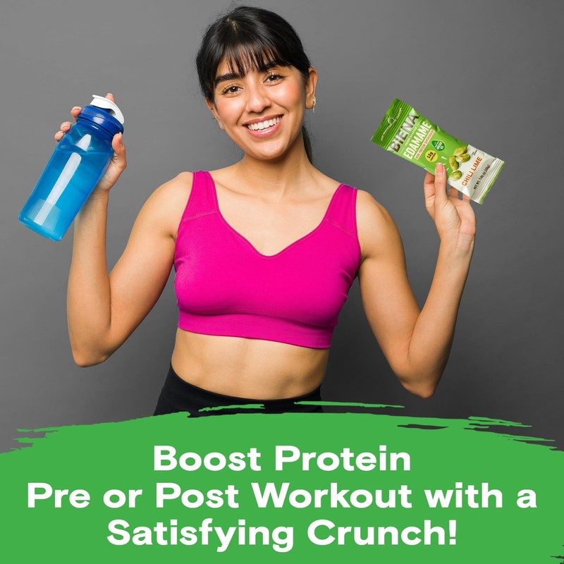 Biena Edamame Beans Snack High Protein Snacks – Healthy Office Snacks For Adu... gallery