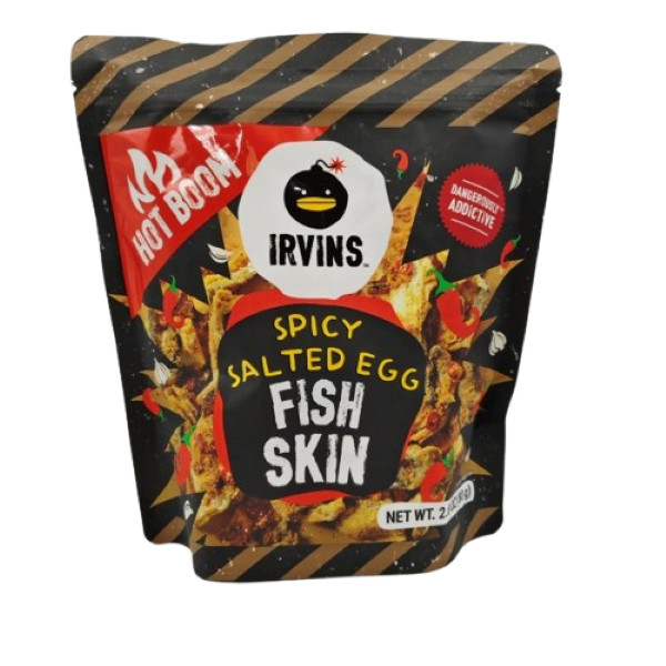 3× Irvin’s Spicy Salted Egg Yolk Fish Skin (80g) each