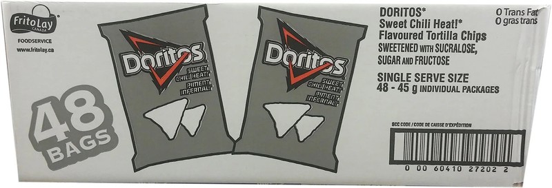 Frito Lay Doritos Chips Sweet Chili Heat, (48ct/45g) {Imported from Canada} gallery