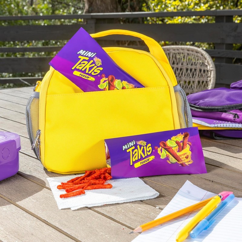 Takis Fuego Mini 25 pc / 1.23 oz Bite Size Multipack, Hot Chili Pepper tasty gallery
