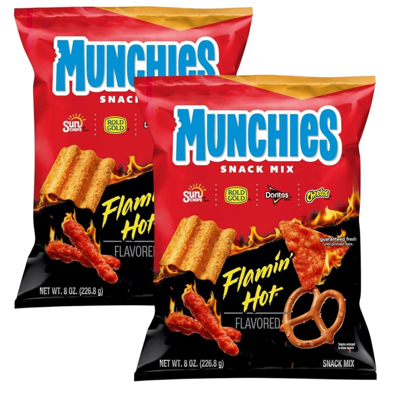 Frito-Lay Munchies Snacks Mix, Flamin' Hot 8 oz (1 Bag) gallery