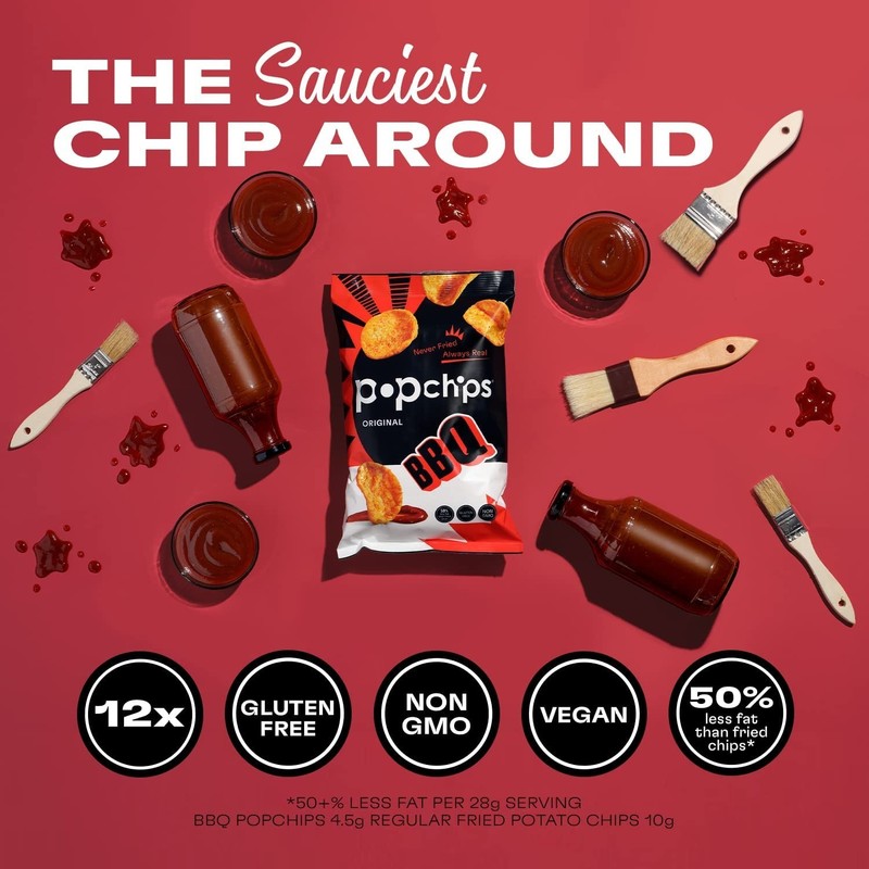 Salty & Spicy BBQ Potato Chips, Gluten-Free gallery