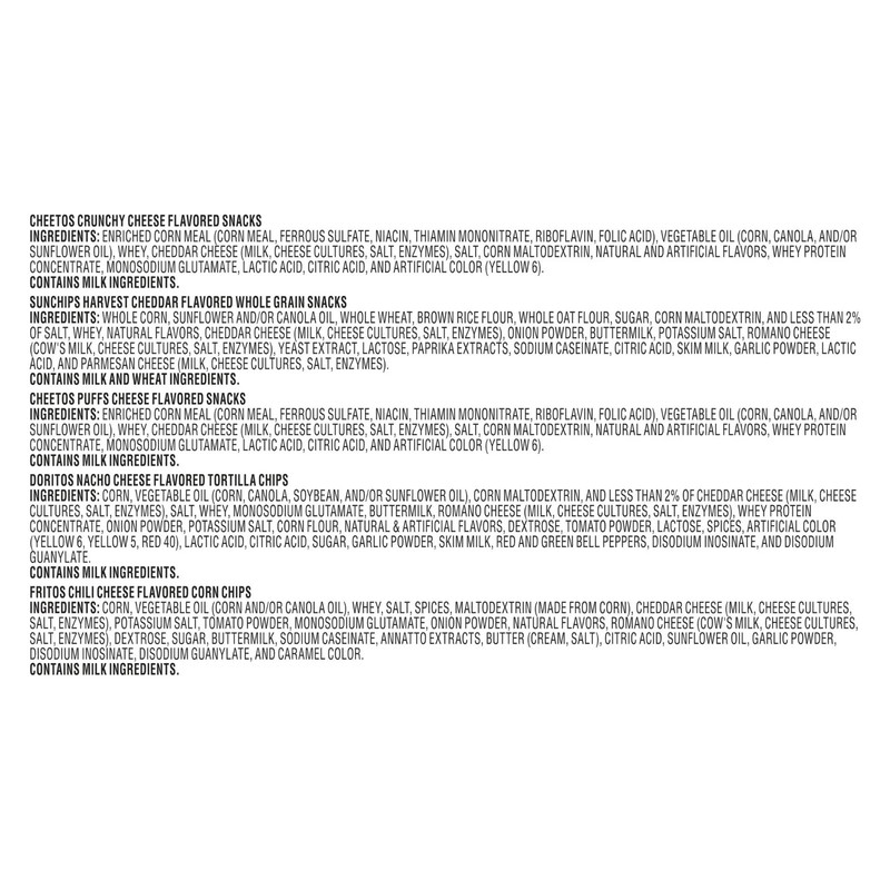 Frito-Lay Cheesy Snack Chips Variety Pack, 18 Count Multipack Box gallery