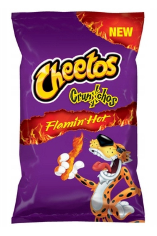 CHEETOS CRUNCHOS – FLAMIN’ HOT FLAVOUR – 75G – CORN CHIPS CRISP – VERY SPICY HOT