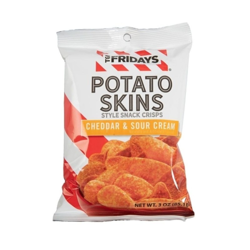 TGI Fridays Cheddar and Sour Cream Potato Skin, 3 Ounces Per Bag - 6 Per Case gallery