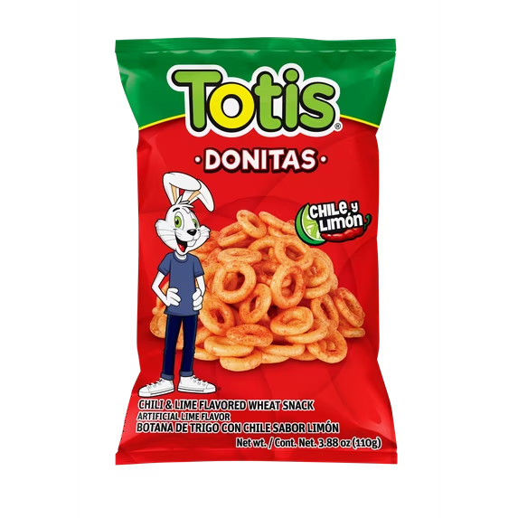(4 pack) Totis Donitas Chili Lime Wheat Chips, 3.88 oz gallery