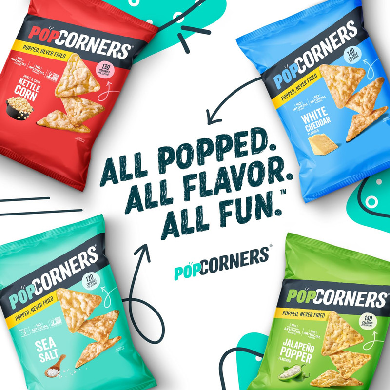 Popped Corn Chips, 7 Flavor Variety Snack Pack, 1 Oz Bags, (20 Pack), Gluten Fre gallery