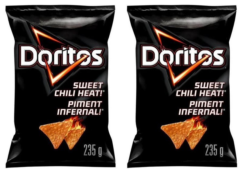 Doritos Sweet Chili Heat! Flavored Tortilla Chips, 235g (2 Pack)
