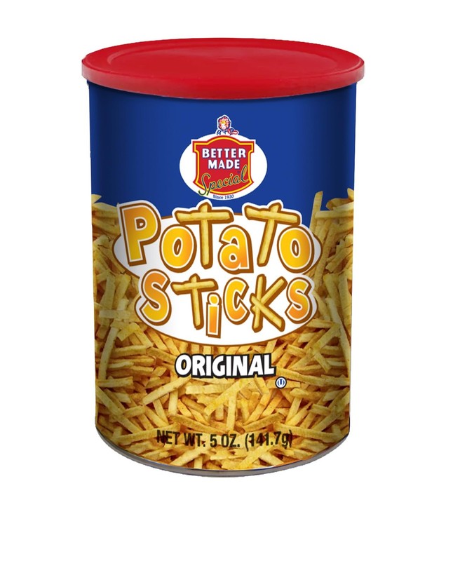Better Made Potato Sticks 5oz Canister - Shoestring 5 Ounce (Pack of 1)