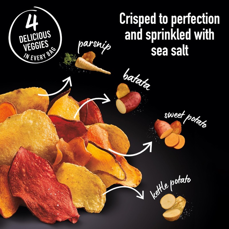 Terra Vegetable Chips with Sea Salt, Original, 1 oz (Pack of 24) gallery