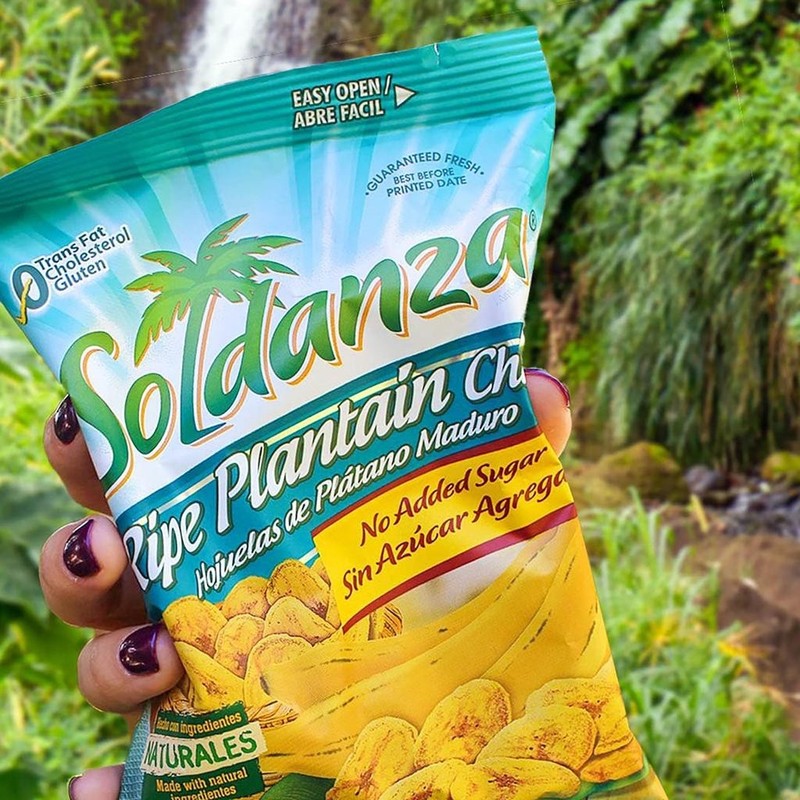 Soldanza Plantain Chips - Lightly Salted and Ripe 2.5oz, (Pack of 12) gallery