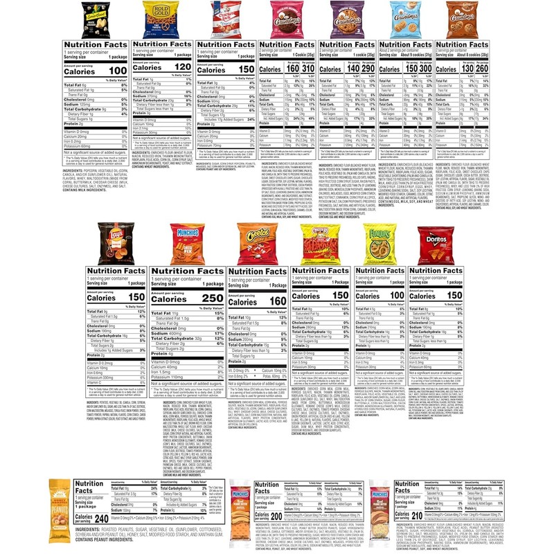 Frito-Lay Ultimate Snack Care Package, Variety Assortment of Chips, Cookies, Cra gallery
