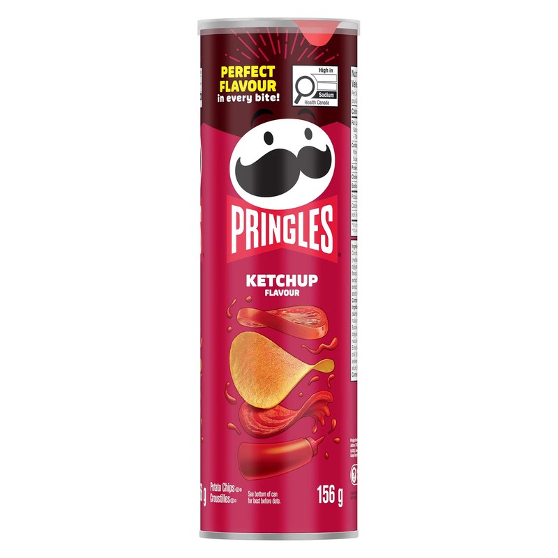Pringles Ketchup Chips 156 g. / 5.5 oz. x 6
