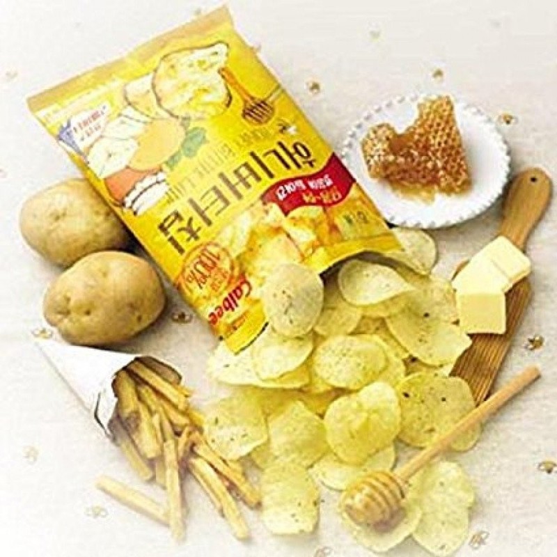 1 Pc Honey Butter Chip New Korea Potato Snack (60g X 1) 2.1 Ounce (Pack of gallery