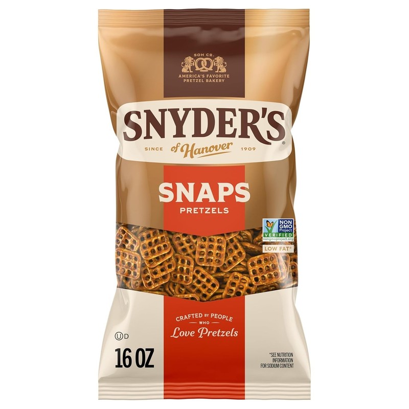 Snyder's Snack Pretzels 16 Oz Bag - Low Fat, Non-GMO Crunchy Delights gallery