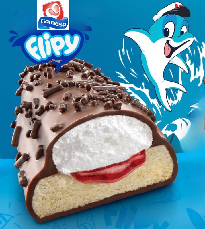 5 PAQUETES DE FLIPYS GAMESA DOBLES - 10 FLIPYS EN TOTAL
