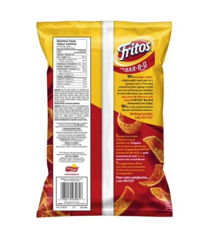 4 Bags FRITOS BAR-B-Q BBQ Corn Chips LARGE Size 340g / 12 oz Each, Free Shipping gallery