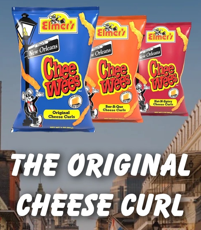 Elmer’s Cheewees New Orleans Original Baked Cheese Curls ~ NEW 3 oz ~ Assorted