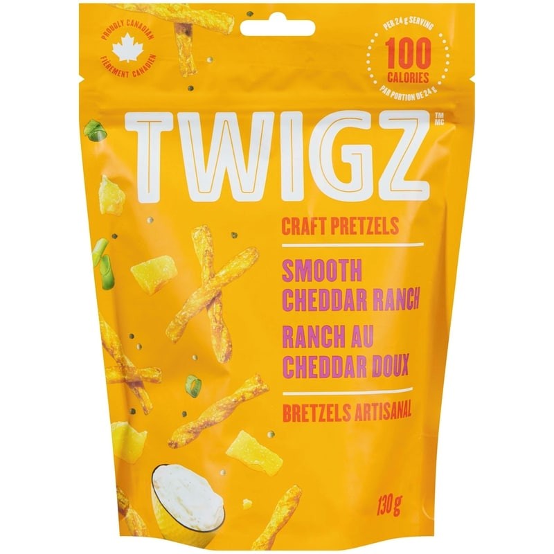 2-Pack Twigz Craft Pretzels Smooth Cheddar Ranch