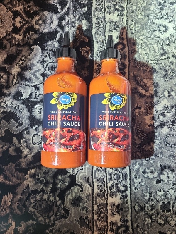 SRIRACHA Kroger Thai Inspirations Chili Sauce 17 oz Exp 6 Months HTF 2 Bottles